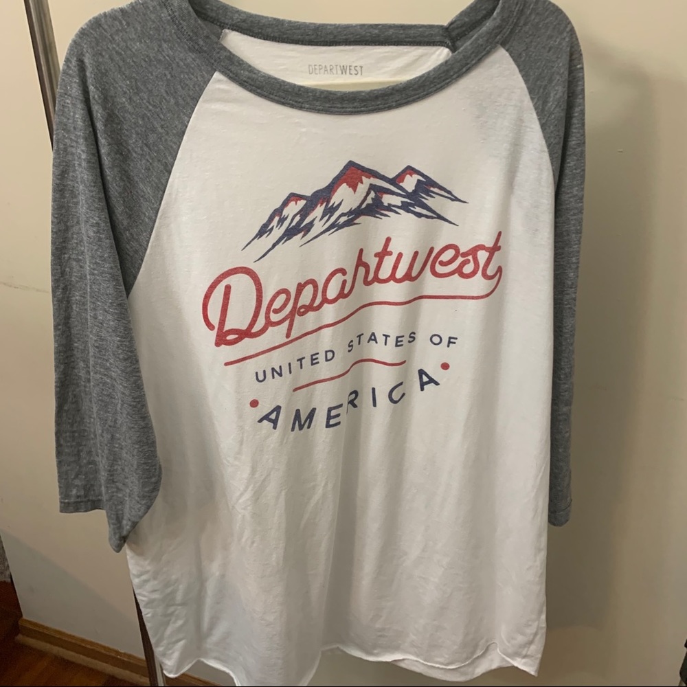 DepartWest USA Baseball Tee - Picture 4 of 4
